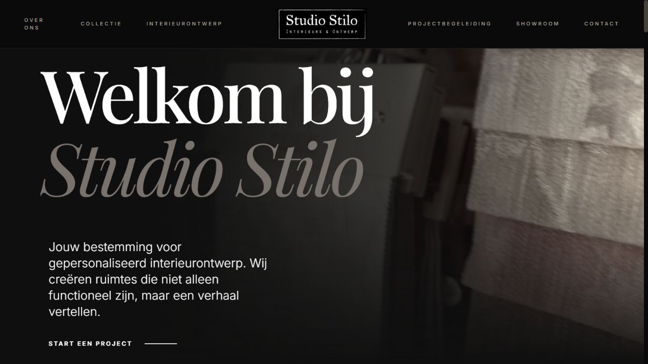 Studio Stilo, actuele projectweergave