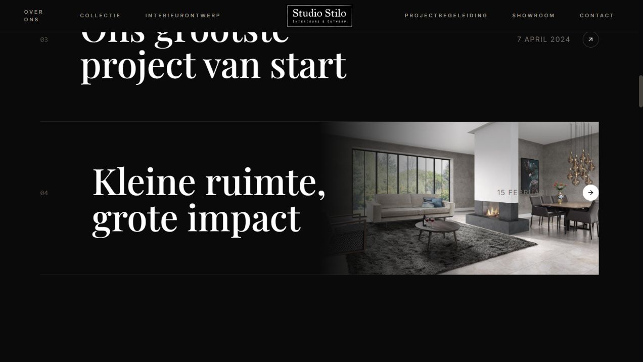 Studio Stilo, volledige projectweergave 1