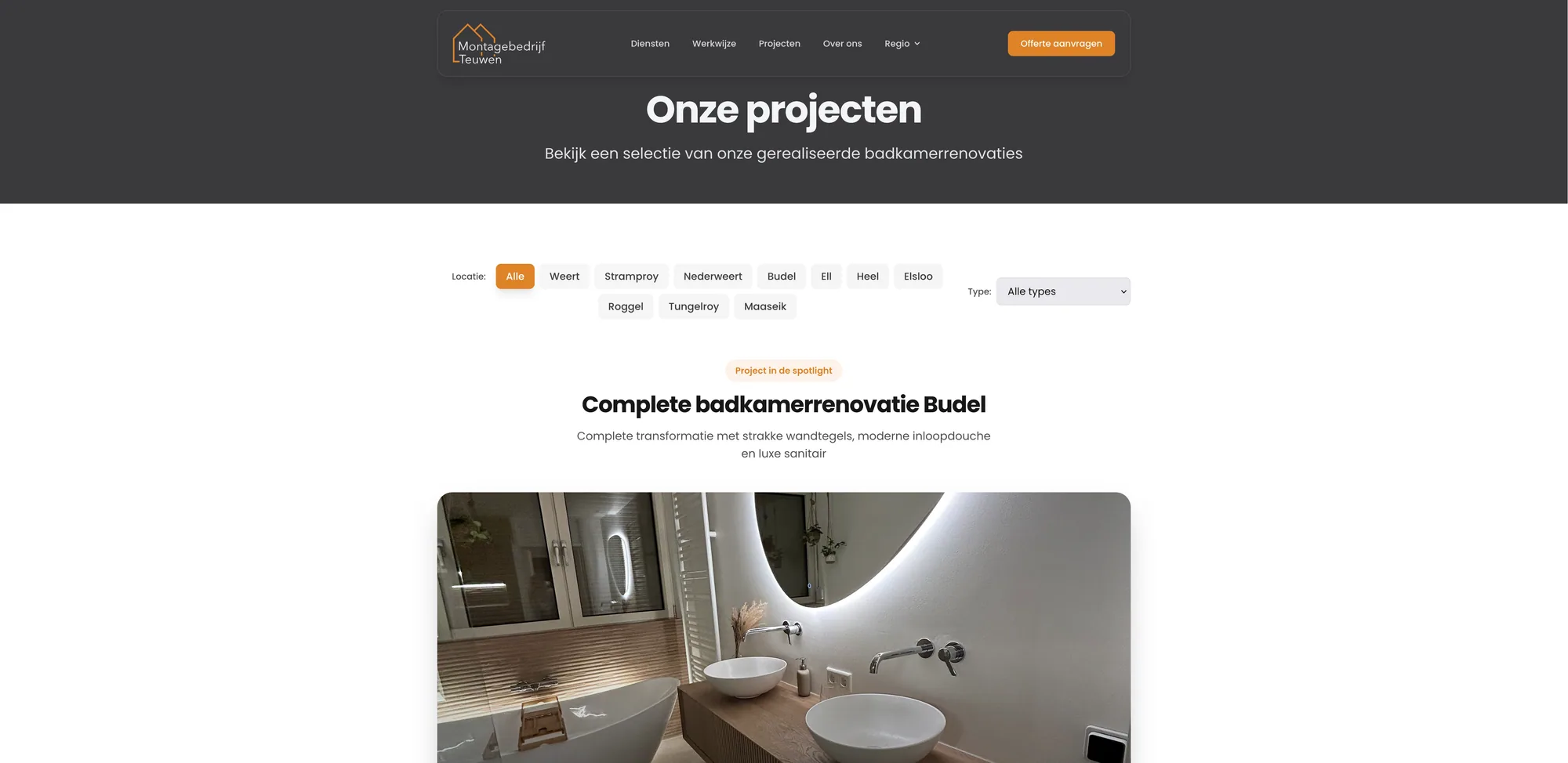 Montagebedrijf Teuwen, full project view 2