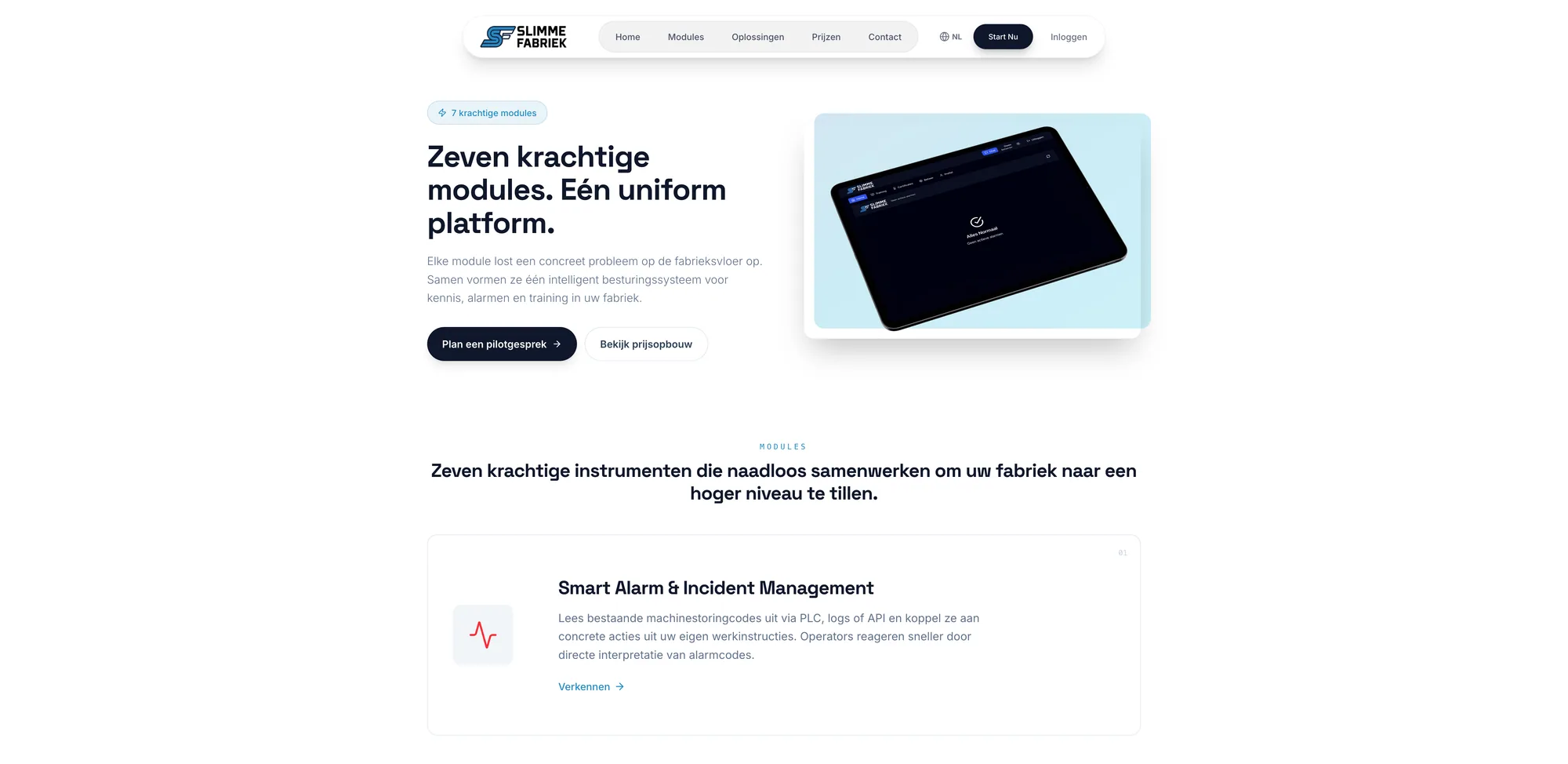 Slimme Fabriek, full project view 1